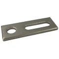 Bevestigingsadapter M12 80x30x5 Materiaal 1.4301 PV-07-07