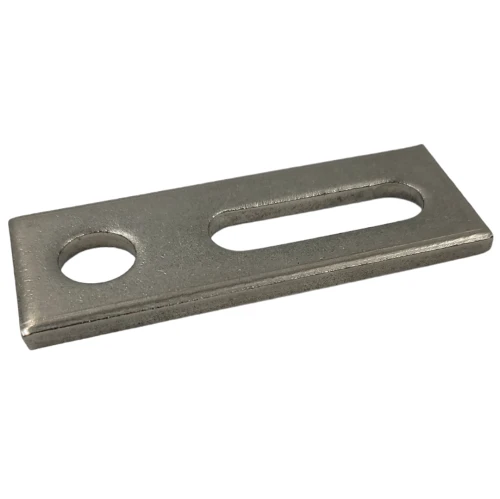 Bevestigingsadapter M12 80x30x5 Materiaal 1.4301 PV-07-07