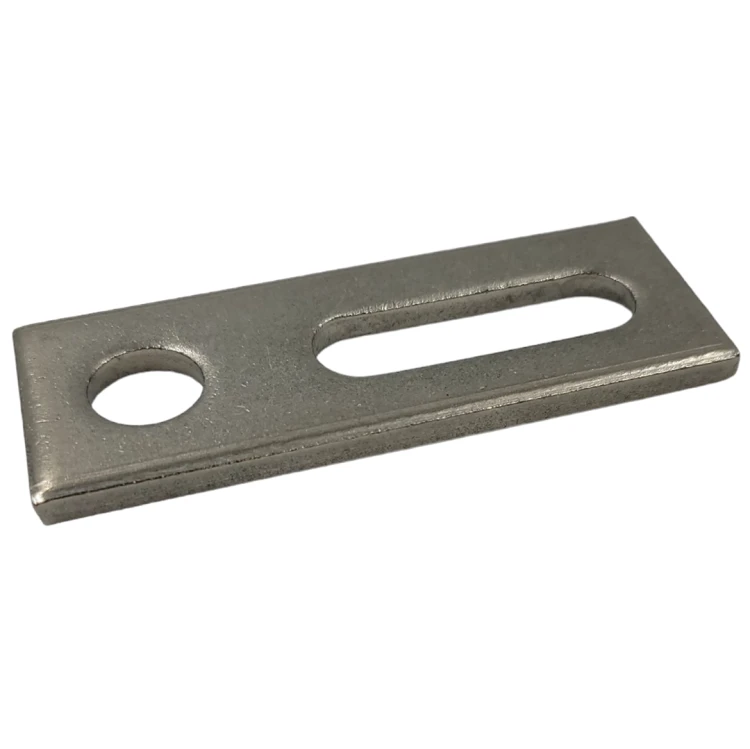 Bevestigingsadapter M12 80x30x5 Materiaal 1.4301 PV-07-07