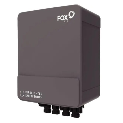 Brandbeveiligingsschakelaar voor PV - S-Box, 2 strings Fox GPV-408-01