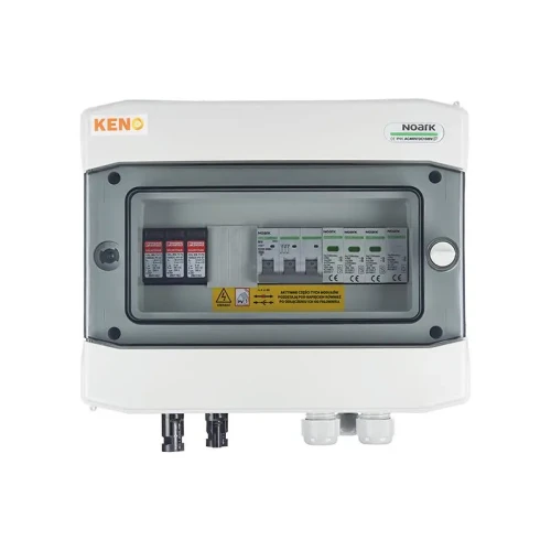 Aansluitdoos DC+AC overspanningsbeveiliging 1000V type 1+2 / ogr. AC type 1+2, 10A, 3-F, SH-78 DCAC aansluitdoos GPV-409-01