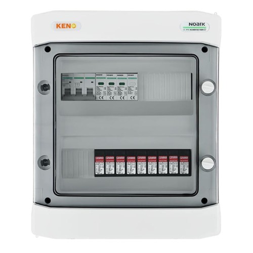 Aansluitdoos met DC + AC overspanningsbeveiliging, type 1+2, type SH-355 DCAC GPV-409-05