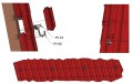T-haak 145 mm (4-5-5) kwaliteit 1.4016 instelbaar VARIO type 2 PV-08-40 (3)