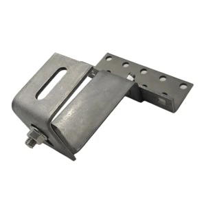 T-haak 120 mm (4-4-4) breedte 50 mm RVS 1.4016 verstelbaar VARIO