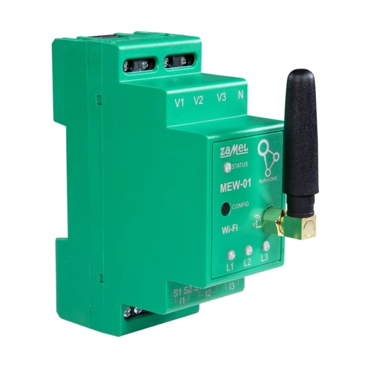 Zamel WI-FI 3F+N elektriciteitsmonitor voor fotovoltaïsche panelen GPV-401-40 (2)