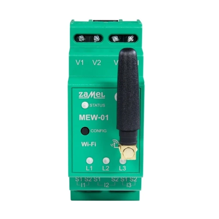 Zamel WI-FI 3F+N elektriciteitsmonitor voor fotovoltaïsche panelen GPV-401-40 (4)