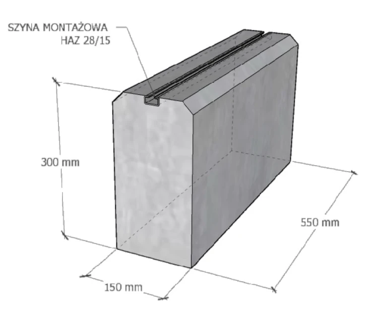 Ballastvoet voor warmtepomp PP550 - set van 2 stuks GPV-600-05 (2)