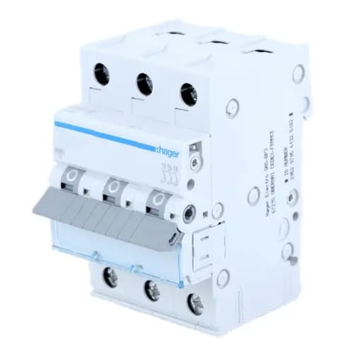 Hager Overstroomschakelaar C 25A 3P 6kA GPV-401-59