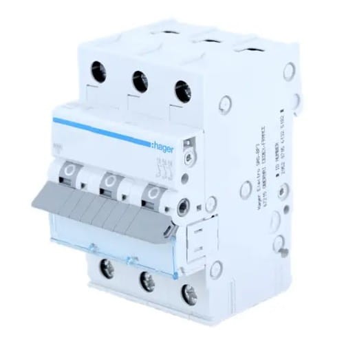 Hager Overstroomschakelaar C 25A 3P 6kA GPV-401-59