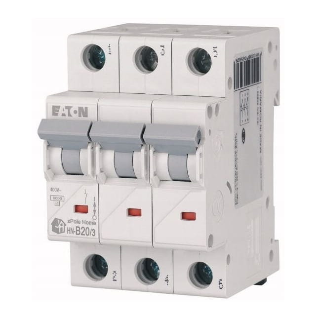 Eaton Overstroomschakelaar B 20A 3P 6kA GPV-401-67