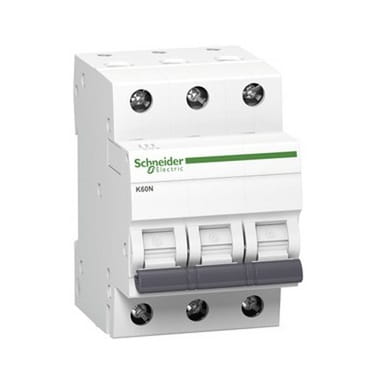 Schneider Electric Overstroomschakelaar B 16A 3P 6kA K60N-B16-3 Acti9 GPV-401-74