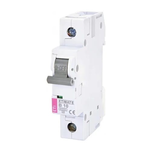 ETI Overstroomschakelaar B 10A 1P 6kA GPV-401-78