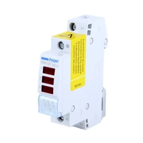 Hager Controlelamp LED drievoudig rood 230VAC GPV-401-84
