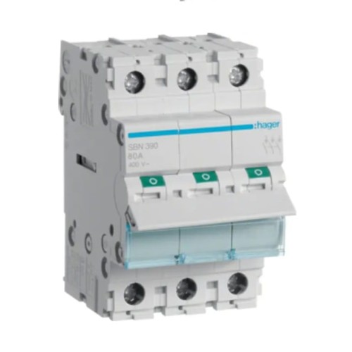 Hager Werkschakelaar 3-fase 3P 100A 400V AC GPV-401-85