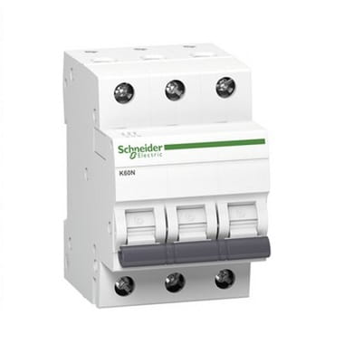 Schneider Electric Overstroomschakelaar C 25A 3P 6kA K60N-C25-3 Acti9 GPV-401-92