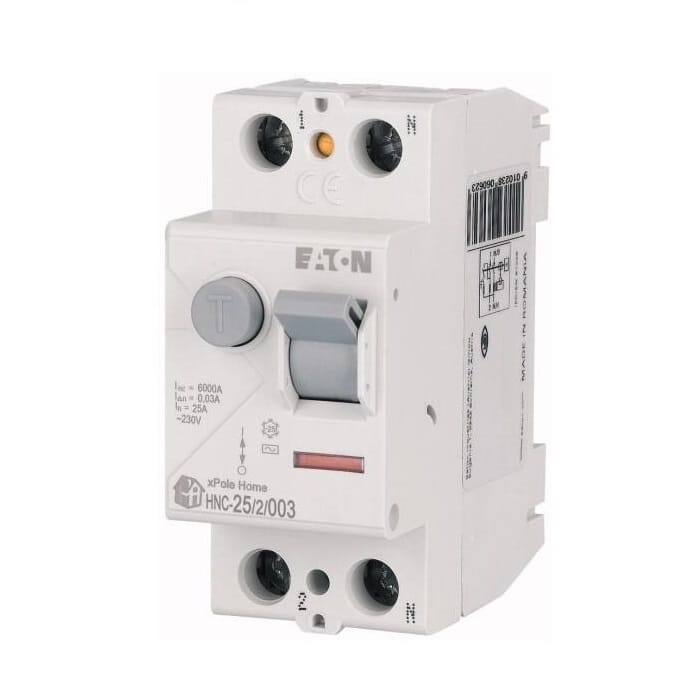Eaton Aardlekschakelaar 2P 40A 6kA 30mA typ AC GPV-401-124