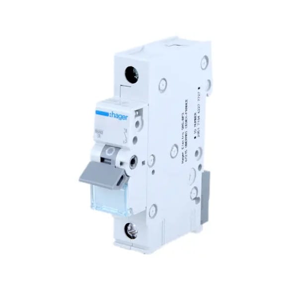 Hager Overstroomschakelaar B 25A 1P 6kA GPV-401-127