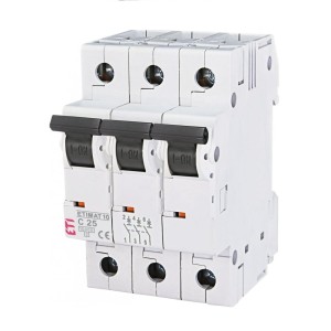ETI Overstroomschakelaar C 25A 3P 10kA