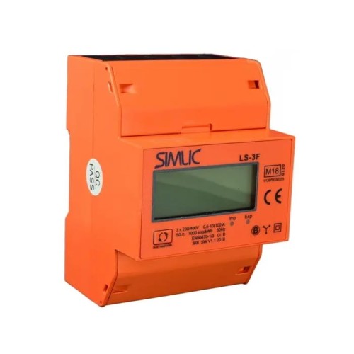 Simtec Elektriciteitsmeter 3-fasige 100A GPV-401-149