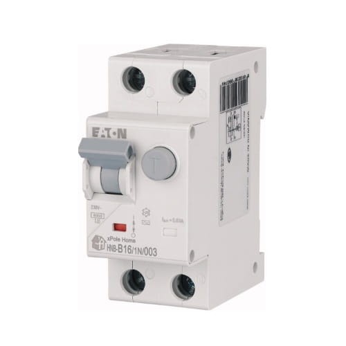 Eaton Aardlekschakelaar met overstroomsegment B 16A 1P+N 6kA 30mA AC type GPV-401-175