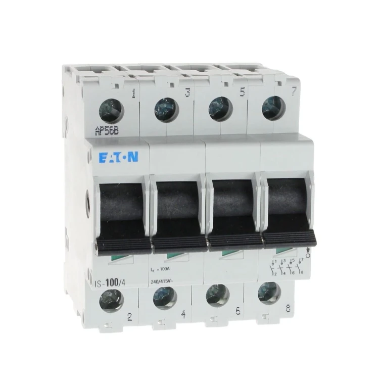 Eaton Werkschakelaar 3-fasige 4P 100A 240V IS-100/4 276285 EATON GPV-401-188