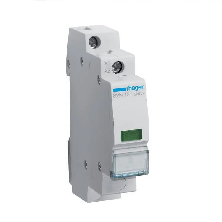 Hager Controlelampje LED groen 230V AC GPV-401-195
