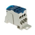 ELEKTRO-PLAST Schakelblok 1-polig 125A TH35 blauw UKK-125 GPV-401-214