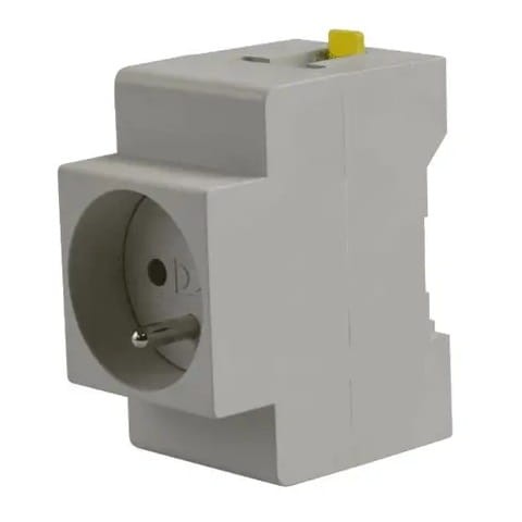 Pawbol Geaard stopcontact op rail TH M.06-16A/250V GPV-401-218