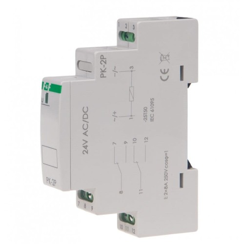 F&F Filipowski Elektromagnetisch relais 24V AC/DC GPV-401-221