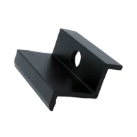 Eindklem H32 Aluminium 6060 Gat M8 gelakt