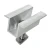 Middenklem H25 L50 ruw met M8x20 schroef en inzetstuk voor 30 mm panelen PV-04-16