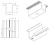 Middenklem H25 L50 ruw met M8x20 schroef en inzetstuk voor 30 mm panelen PV-04-16 (3)