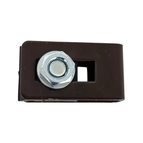 Universele klem beugel connector voor hekpanelen bruin GPV-700-20 (2)