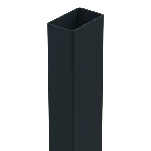 Hekpaal 60x40x1,2 mm, lengte 2,4 m, RAL 9005 GPV-700-72 (2)