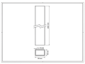 Hekpaal 60x40x1,2 mm, lengte 2,4 m, gegalvaniseerd GPV-700-70 (3)