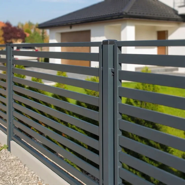 Hekpaal 80x80x2 mm, lengte 2,4 m, antracietgrijs GPV-700-73 (5)