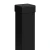Hekpaal 80x80x2 mm, lengte 2,4 m, zwart GPV-700-74 (1)