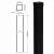Hekpaal 80x80x2 mm, lengte 2,4 m, zwart GPV-700-74 (3)