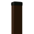 Hekpaal 60x40x1,2 mm, lengte 2,4 m, bruin RAL 8017 GPV-700-68 (1)