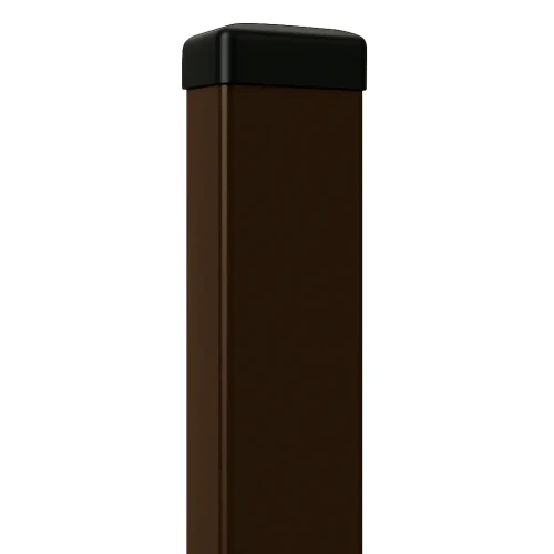 Hekpaal 60x40x1,2 mm, lengte 2,4 m, bruin RAL 8017 GPV-700-68 (1)