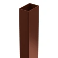 Hekpaal 60x40x1,2 mm, lengte 2,4 m, bruin RAL 8017 GPV-700-68 (2)