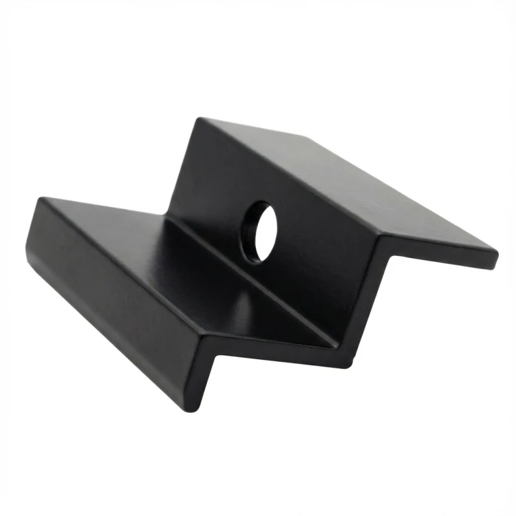 [RDY] Eindklem H40 L50 gelakt zwart PV-03-79 (1)