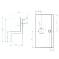 [RDY] Eindklem H35 L50 - onbehandeld met aardingspen PV-03-38 (2)