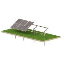 Zonne-installatie T1V Ultra Strong – grondconstructie voor 6 panelen