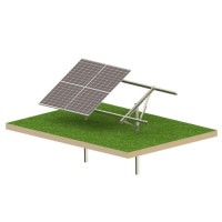 Zonne-energie KIT T1V Light – grondconstructie voor 4 panelen