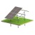Solar KIT N2V Light – grondconstructie PV voor 8 panelen GPV-N2V-L8 (1)