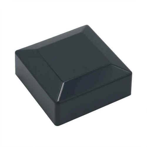 Afdekdop afdekking eindkap voor hekpaal 80x80 grafiet 000-131 (1)