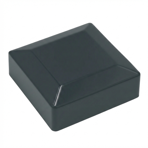Afdekdop kap voor hekpaal 100x100 grafiet 000-133 (1)