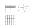 Carport Fotovoltaïsch VICA voor 2 voertuigen SOLO Zonne-overkapping GPV-105-02 (5)