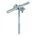 Draadhouder inschroefbaar h=12cm galvanisch verzinkt 000-150 (1)